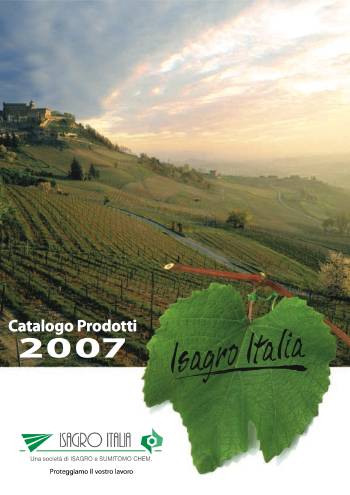 Isagro Italia, il Catalogo Prodotti 2007